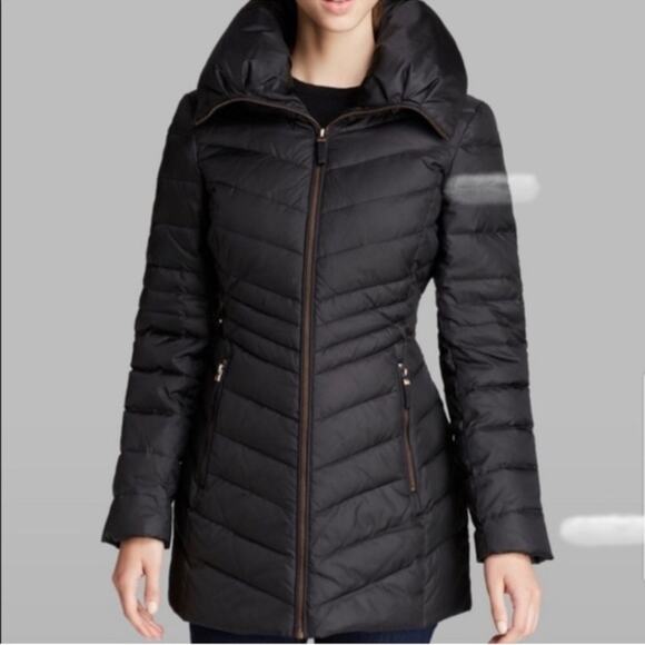 Marc New York by Andrew Marc Kirby Chevron Coat – Size Small - Picture 2 of 16